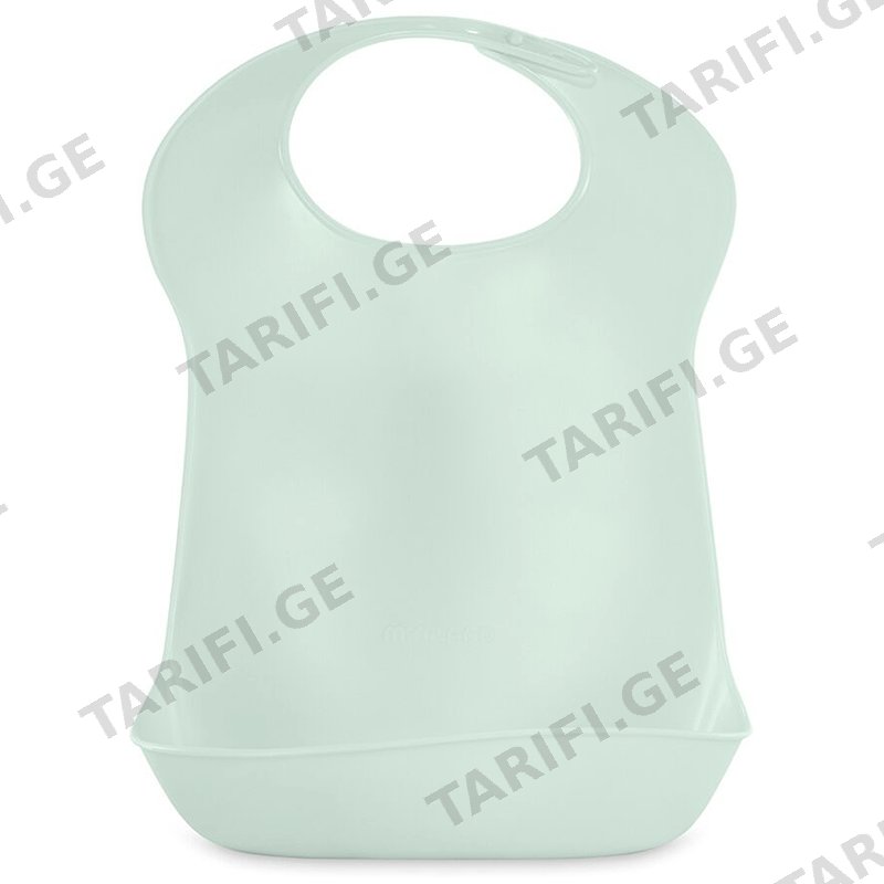 საბავშვო წინსაფარი ჯიბით MINILAND SOFT BIB MINT