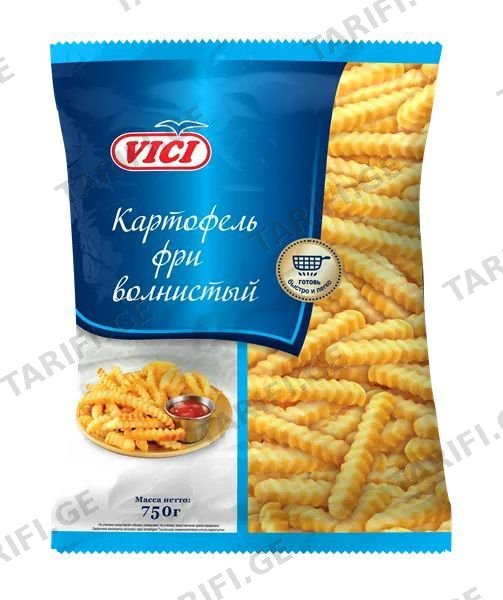 გაყინული კარტოფილი ფრი 12X12 0.75კგ ვიჩი