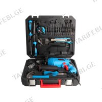 (600W) ბურღი (დრელი) ნაკრებში FIXTEC FID600K50
