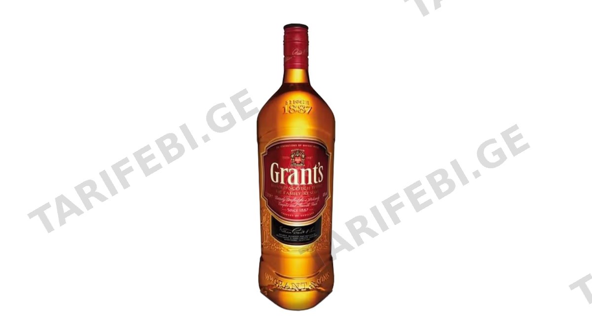 ვისკი / გრანტსი 43% / 1ლ