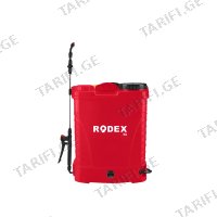 (12V-16ლ) გამფრქვევი აპარატი (შესაწამლი) RODEX RDX9618