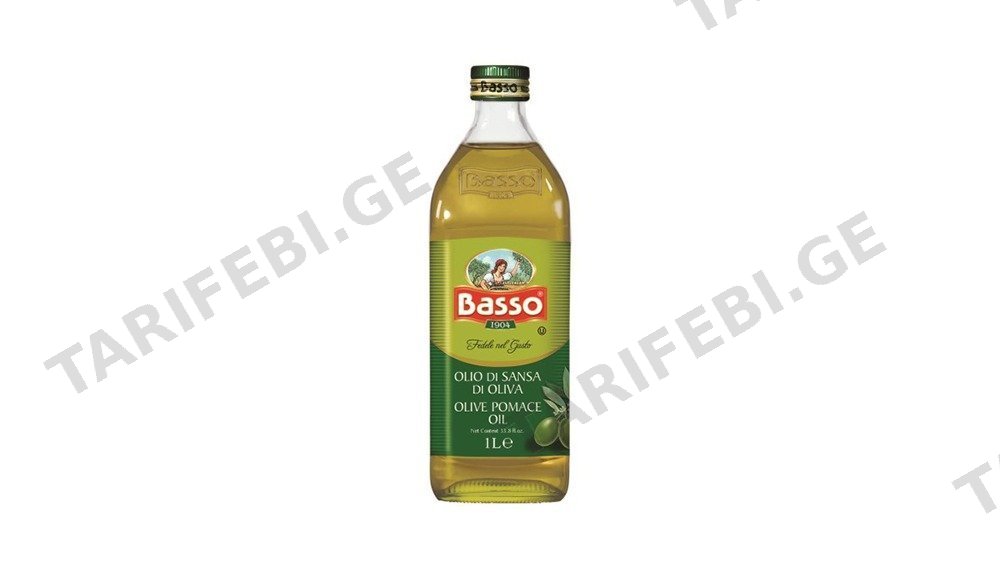 Basso ზეითუნის ზეთი პომასი 1000მლ