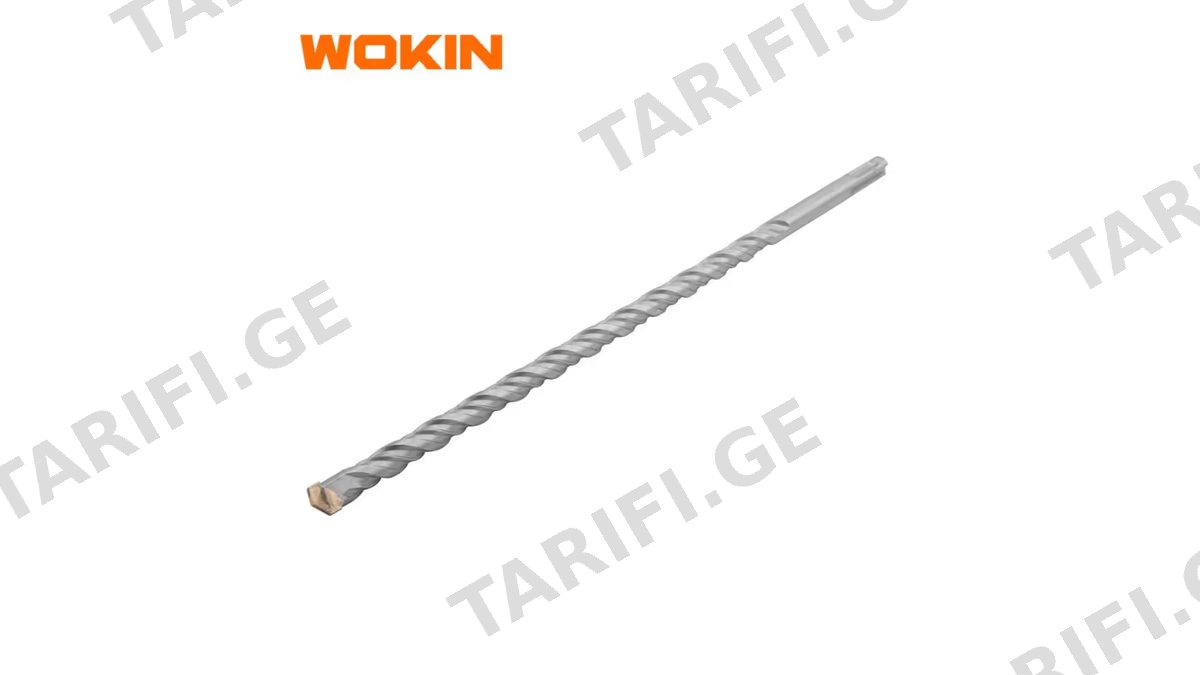 ბეტონის ბურღის პირი Wokin 752510, 10x450MM, SDS-Plus Hammer Drill Bits, Silver