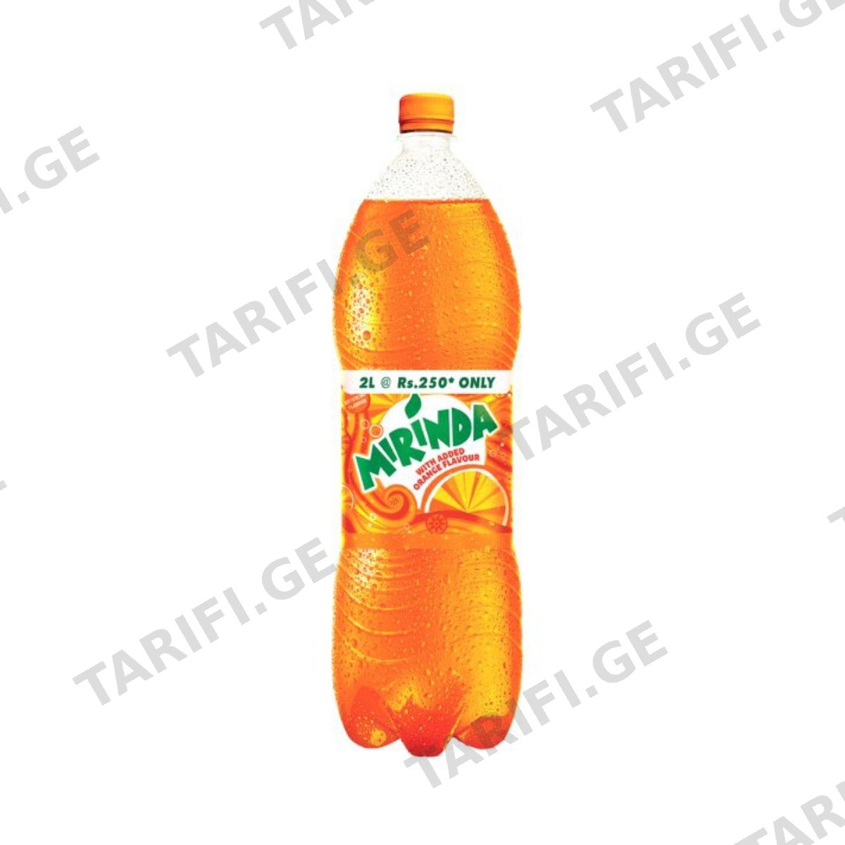 გამაგრილებელი სასმელი "მირინდა" ფორთოხალი 2,0ლ