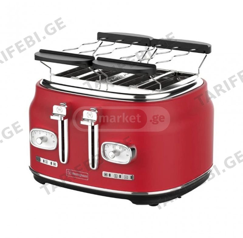 Westinghouse 4 Slice Toaster Red