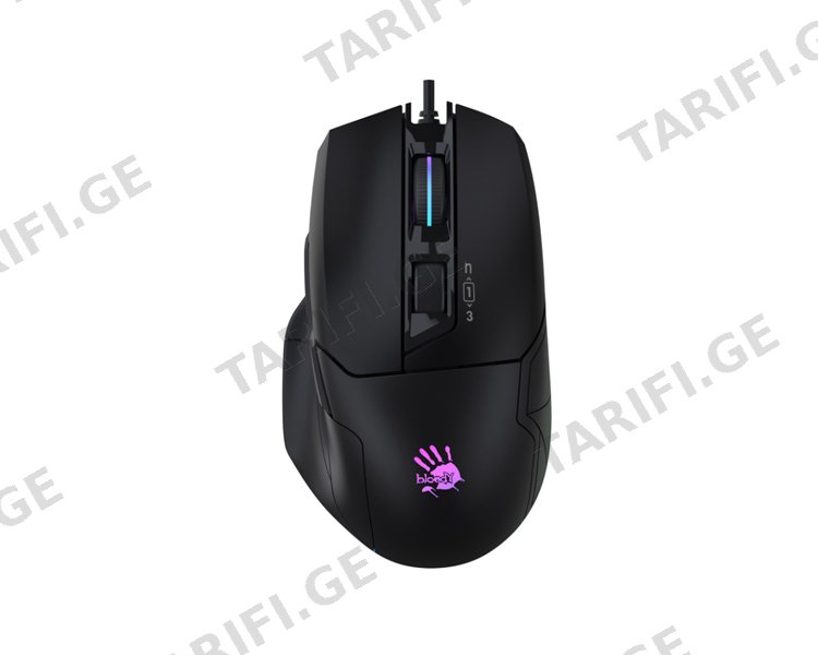მაუსი A4Tech Bloody W70 Max RGB Gaming Mouse Stone Black