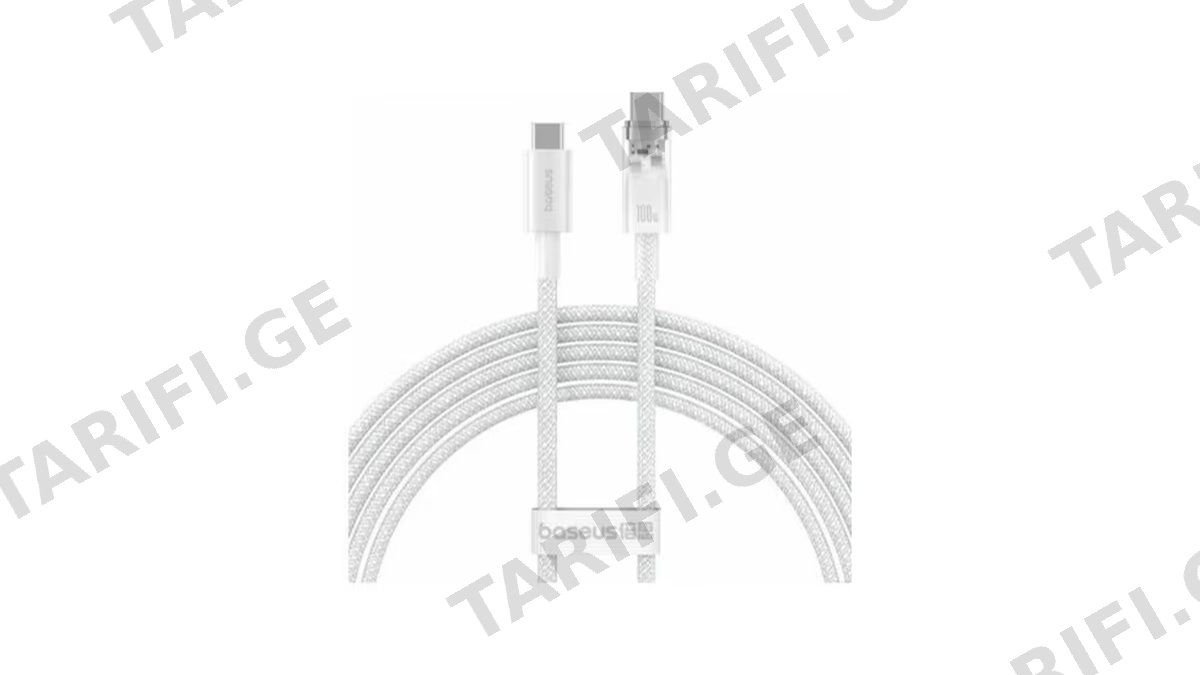 Baseus Explorer Series Fast Charging Cable with STC Type-C 100W 1m P10319703221-00