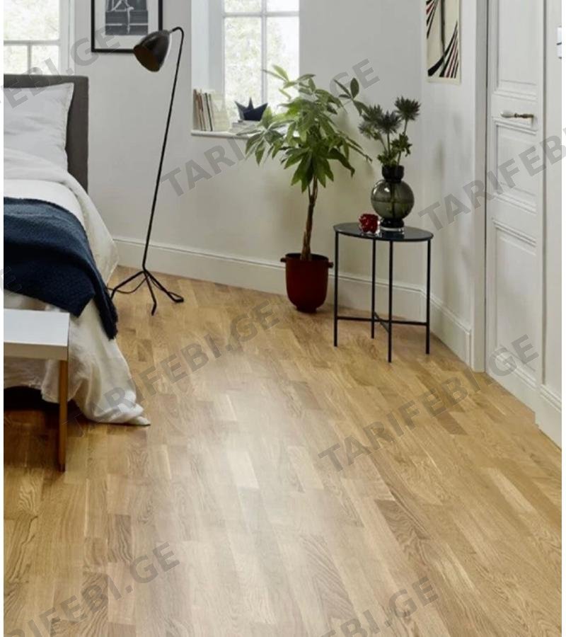 პარკეტის ფილა OAK LIVING 3S PW 3 შრიანი Дуб 14*188*2266მმ მწარ. KARELIA