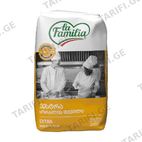ხორბლის ფქვილი ექსტრა /La Familia/ 2კგ
