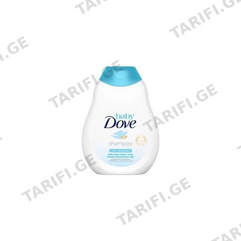 DOVE ბავშვბის თმის შამპუნი "RICH MOISTURE" 200 მლ (დავი)