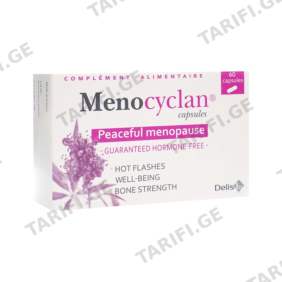 მენოციკლანი - Menocyclan 60 კაფსულა