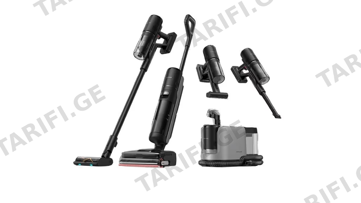 მტვერსასრუტი Dreame HHV46B H15 Mix, 400W, 0.7L, Vacuum Cleaner, Black