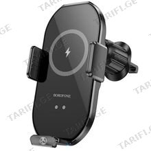 BOROFONE BH205 Rusher infrared wireless fast charging car holder(air outlet) black