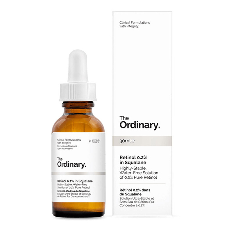 ორდინარი- სახის შრატი RETINOL 0.2% IN SQUALANE 30 მლ