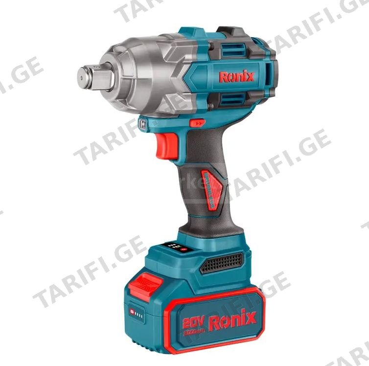 უნახშირო ქანჩსახრახნი (გაიკავიორტი) Ronix-8675 20V 1000nm