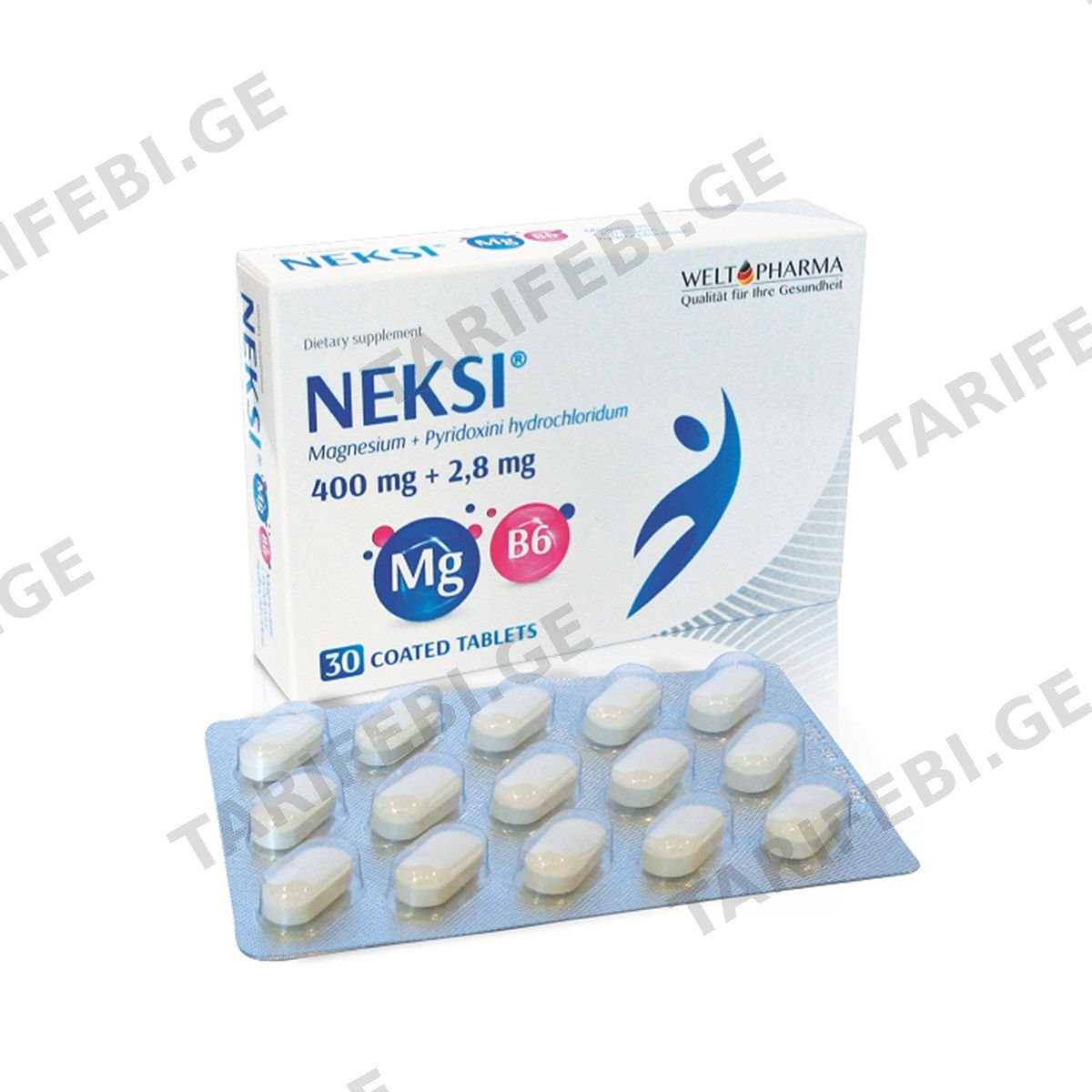 ნექსი B6 - Nex B6 400მგ/2.8მგ 30 ტაბლეტი