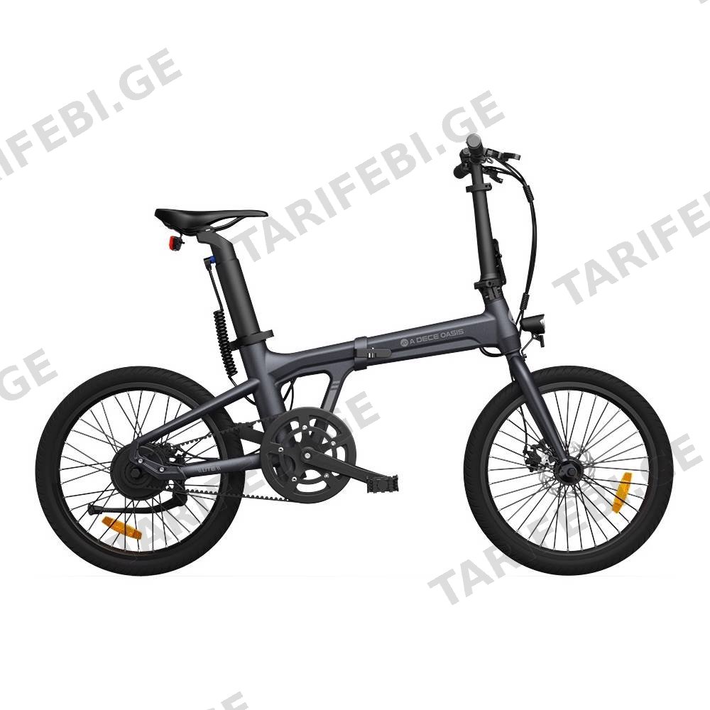 ელექტრო ველოსიპედი ADO A20 Lite, 350W, Smart APP, Folding Electric Bike, 30KM/H, Gray