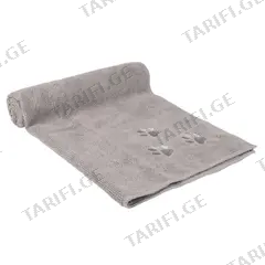 ძაღლის პირსახოცი Flamingo ნაცრისფერი