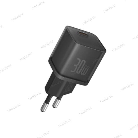 Baseus GaN5S Fast Charger 1C 30W EU P10162504113-00 Black