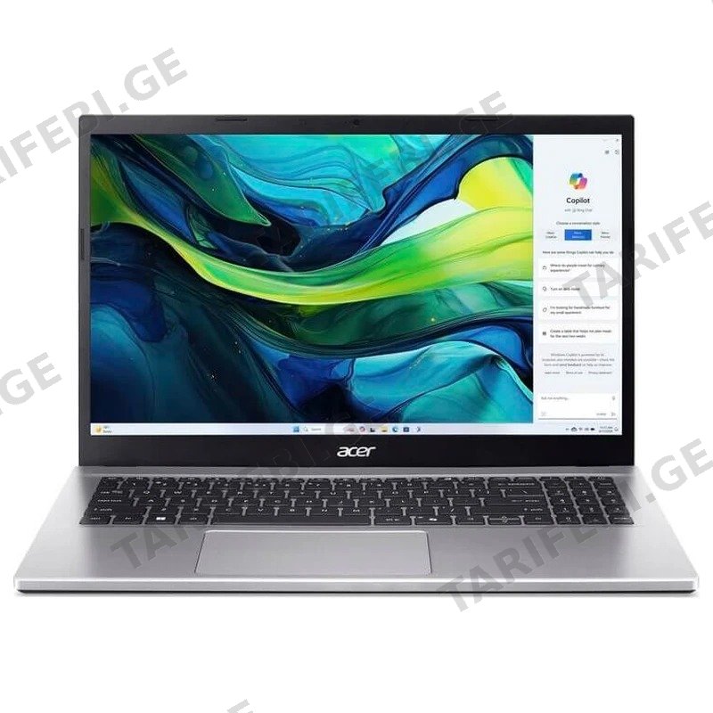 ნოუთბუქი ACER ASPIRE GO AG15-42P RYZEN 7 5825U 16GB 512GB SSD 15.6" FHD ვერცხლისფერი