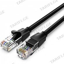 VENTION IBEBG Cat.6 UTP Patch Cable 1.5M Black ქსელის კაბელი