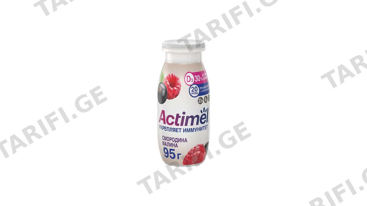 Actimel იმუნოვიტამინები კენკრის მიქსი 95გრ
