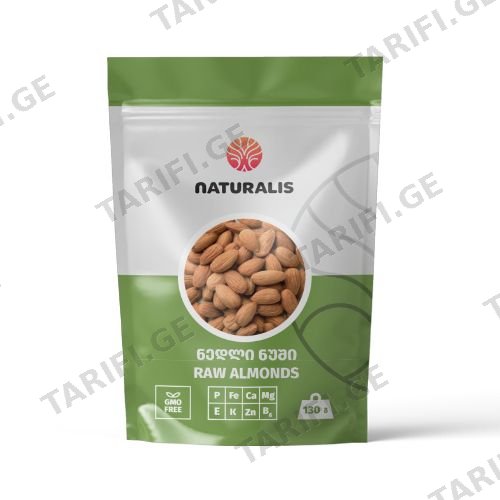 "Naturalis"- ნუში ნედლი 130გრ