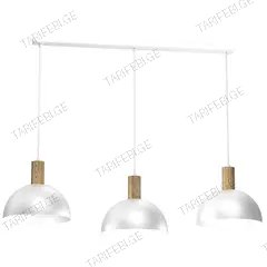 საკიდი Luminex 4334 Handa 3 E27 თეთრი ხე