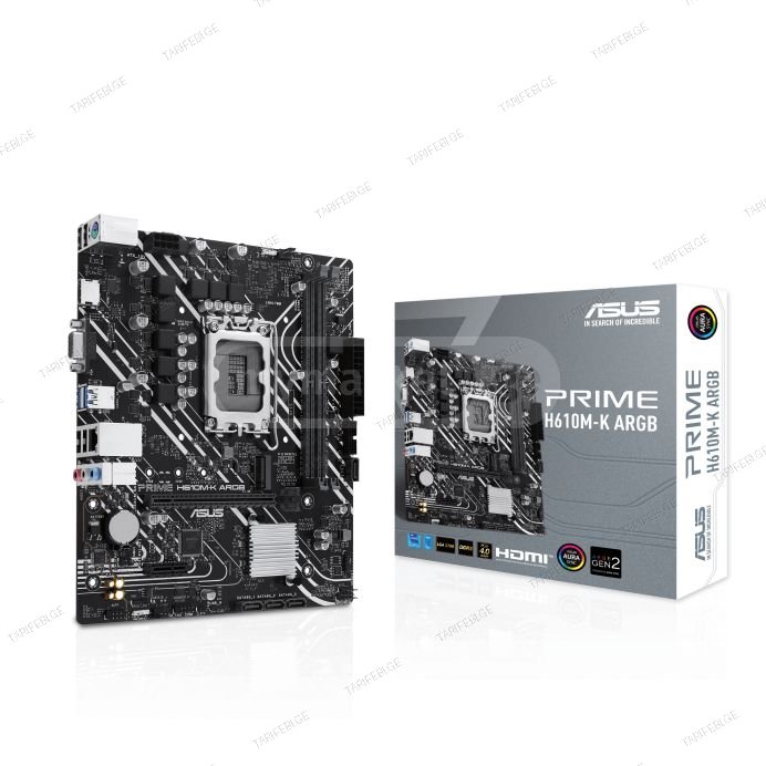 დედაბარათი Asus Prime H610M-K DDR5 ARGB Socket 1700
