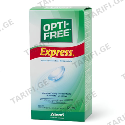 ლინზის შესანახი სითხე Opti free Express 120მლ #1