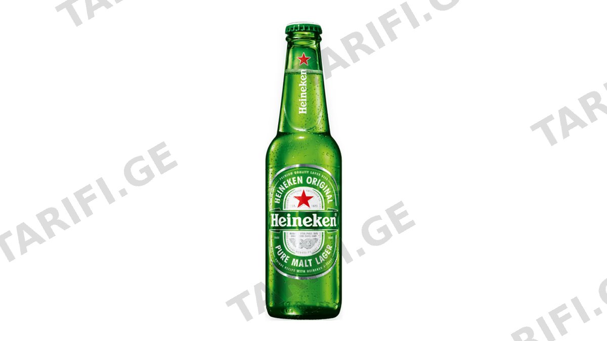 ლუდი Heineken შუშა - 0.33L