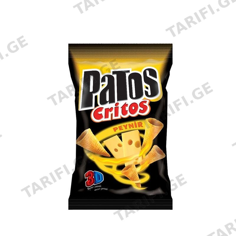 PATOS სიმინდის სახემსი ყველით 115გ