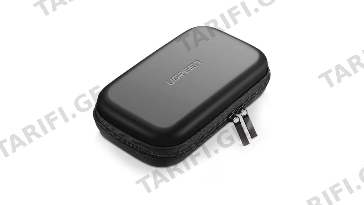 ორგანაიზერი UGREEN LP128 (50274), Case Box For HDD And Accessories, Black