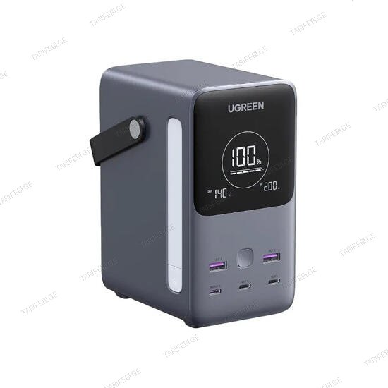 Ugreen 48000mAh USB-A Type-C Power Bank With Smart Digital Display 25286 Grey