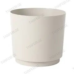 ქოთანი ყვავილის Lamela AURA 200 recycled cover - beige 4,7L