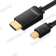 VENTION HABBG Mini DP to HDMI Cable 1.5M Black