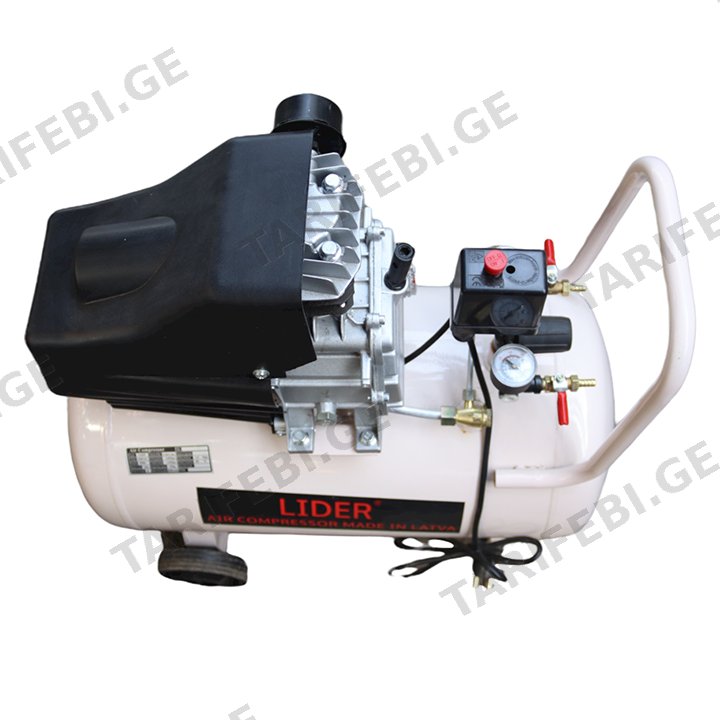 კომპრესორი ზეთიანი LIDER 50L/2850RPM 1.3KWT