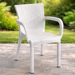 ბაღის სავარძელი ORKIDE RATTAN White