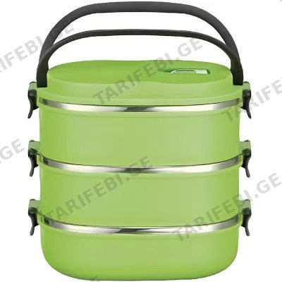 უჟანგავი ფოლადის ლანჩ ბოქსი PETERHOF PH1242627 (2.7L)
