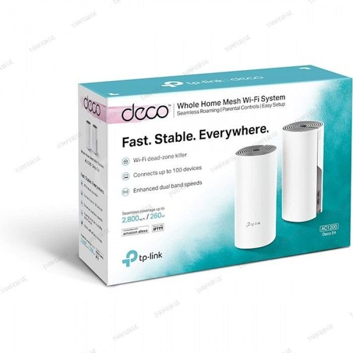 Wifi გამაძლიერებელი  TP-LINK Deco E4 / AC1200 / 260m²