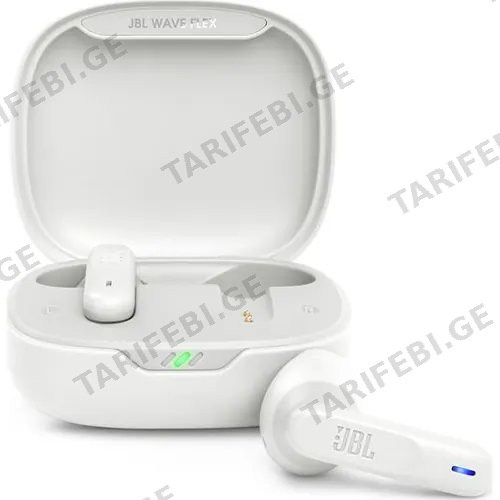 ყურსასმენი JBL Wave Flex True Wireless Noise Cancelling Earbuds White