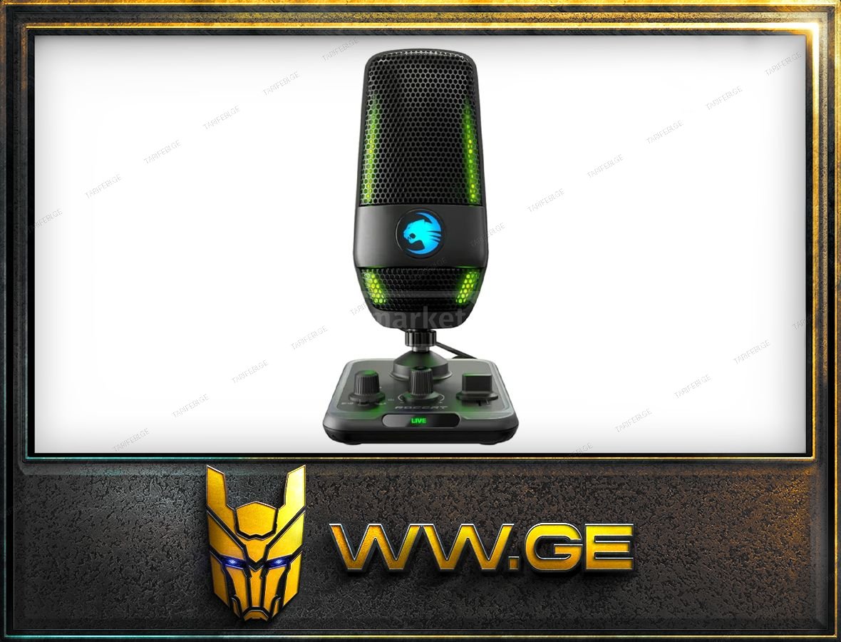 ✅ ROCCAT Torch USB Microphone, Studio-Grade Audio, PC Comput