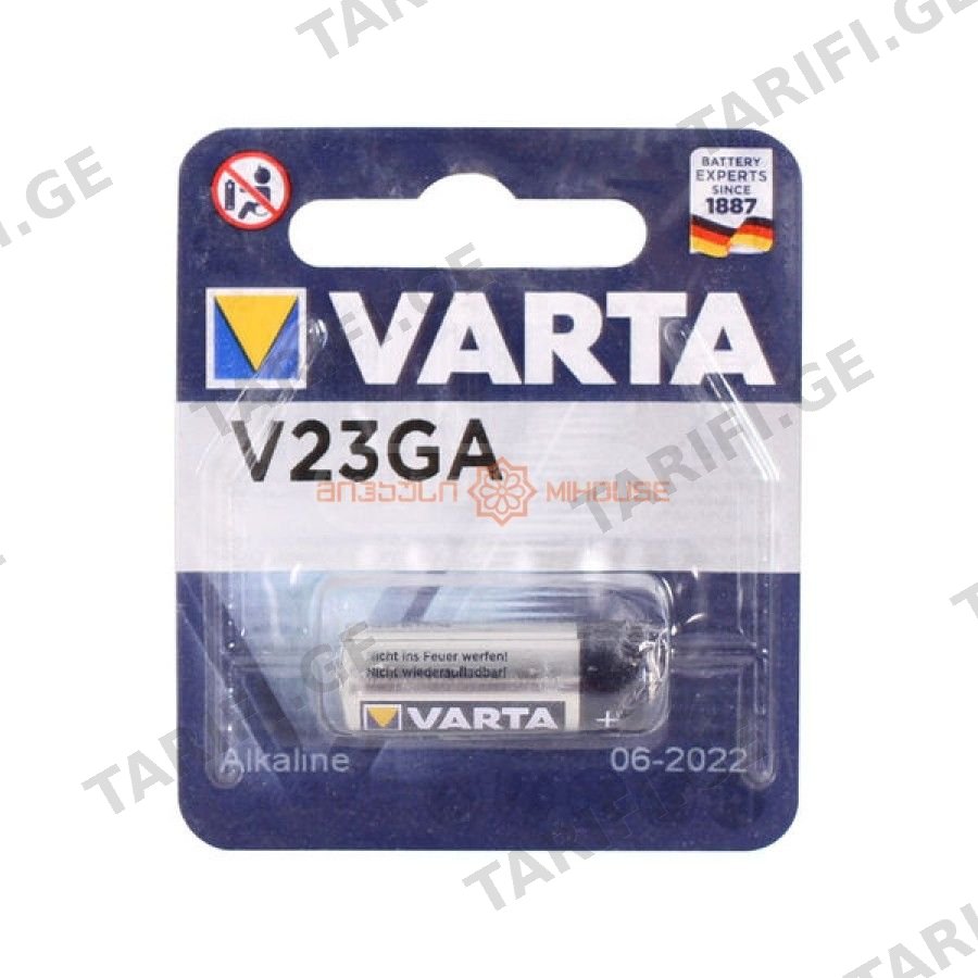 ელემენტი V23GA BL1 VARTA