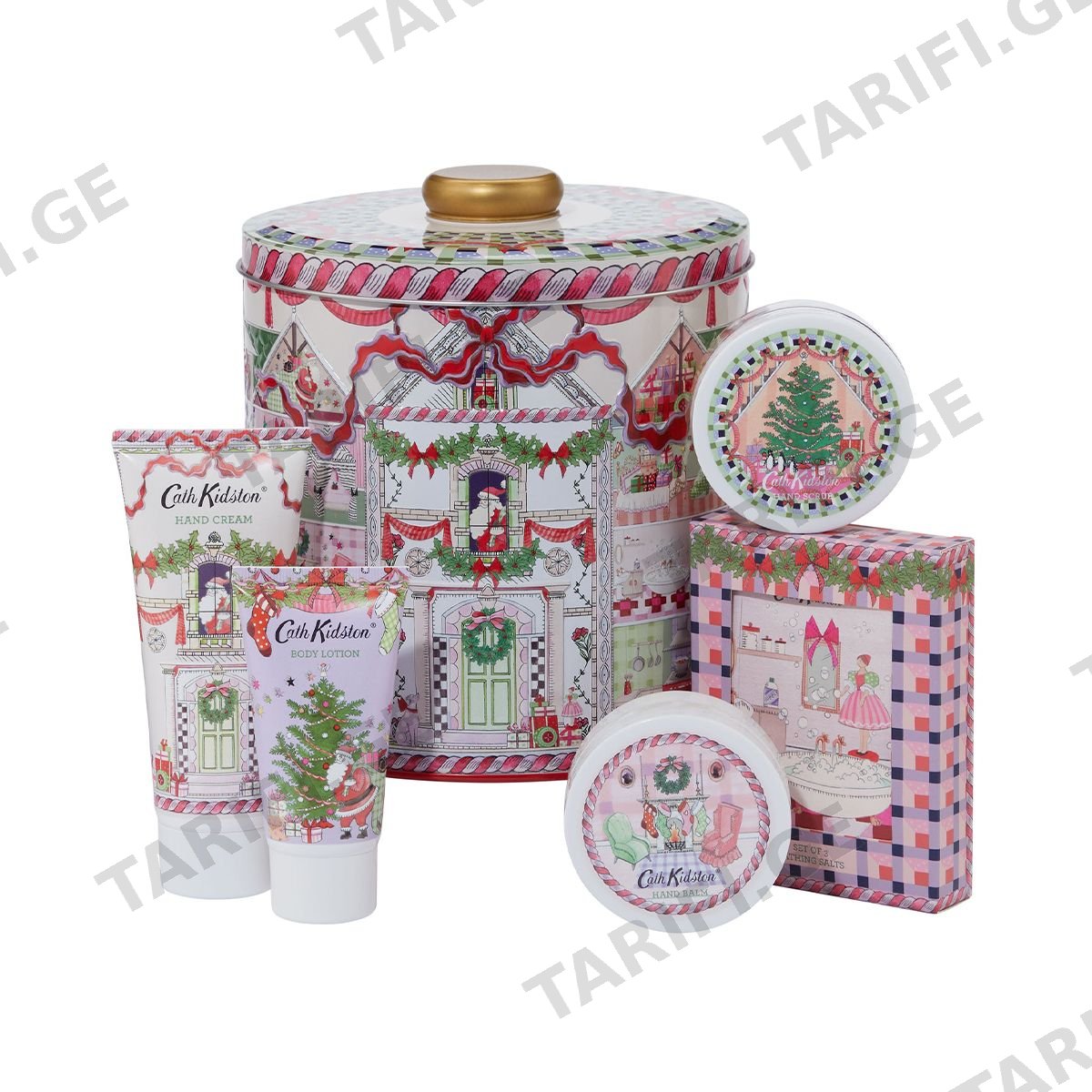 საახალწლო ნაკრები მრგვალი Cath Kidston 7809 ჰესკოტი და აივორი - Heathcote & Ivory