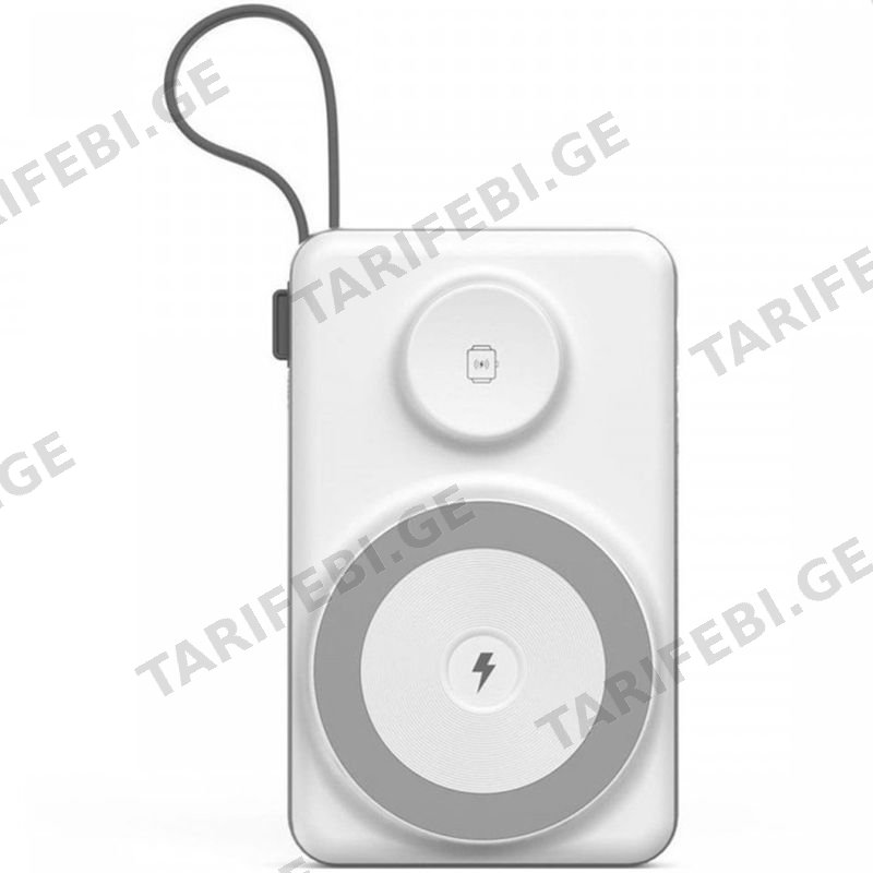 დამტენი მოწყობილებობები Choetech B695 10000MAH LED Magnetic Wireless Power Bank