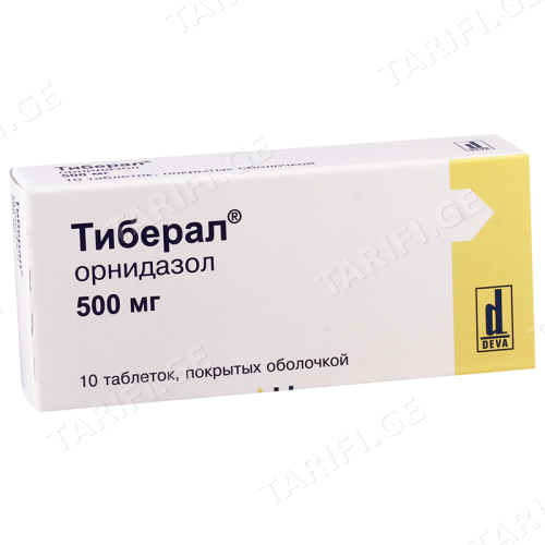 ტიბერალი ტაბლეტი 500მგ #10
