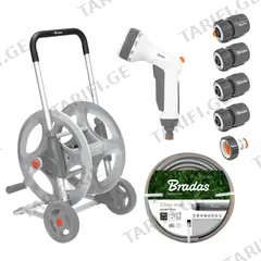 ურიკა მილით და აქსუარებით BRADAS SILVER PRO SET WL-AG33350SET1