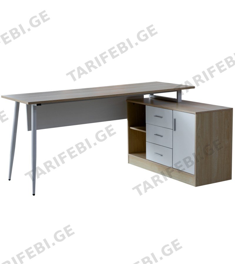 საოფისე მაგიდა #FSBK-9669 ზომა: 1680*600*760
