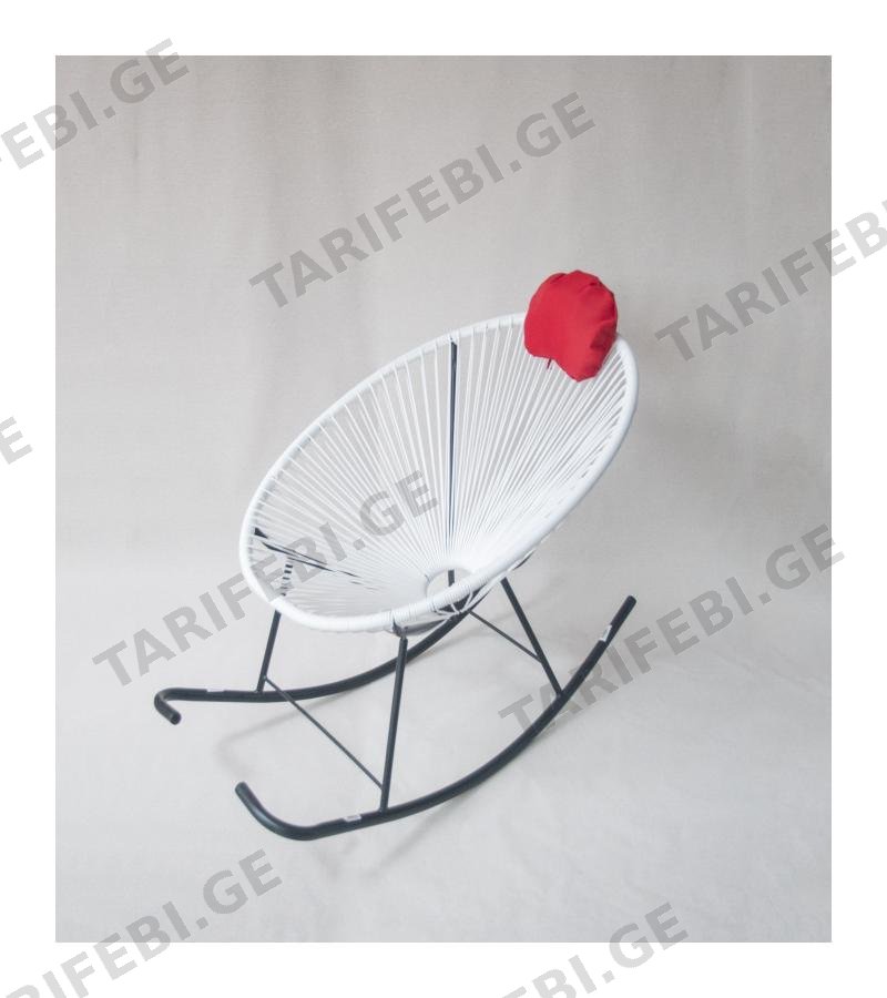 სკამი გარე სარწეველა FSLJ-2301-3 A-B ფერი. White