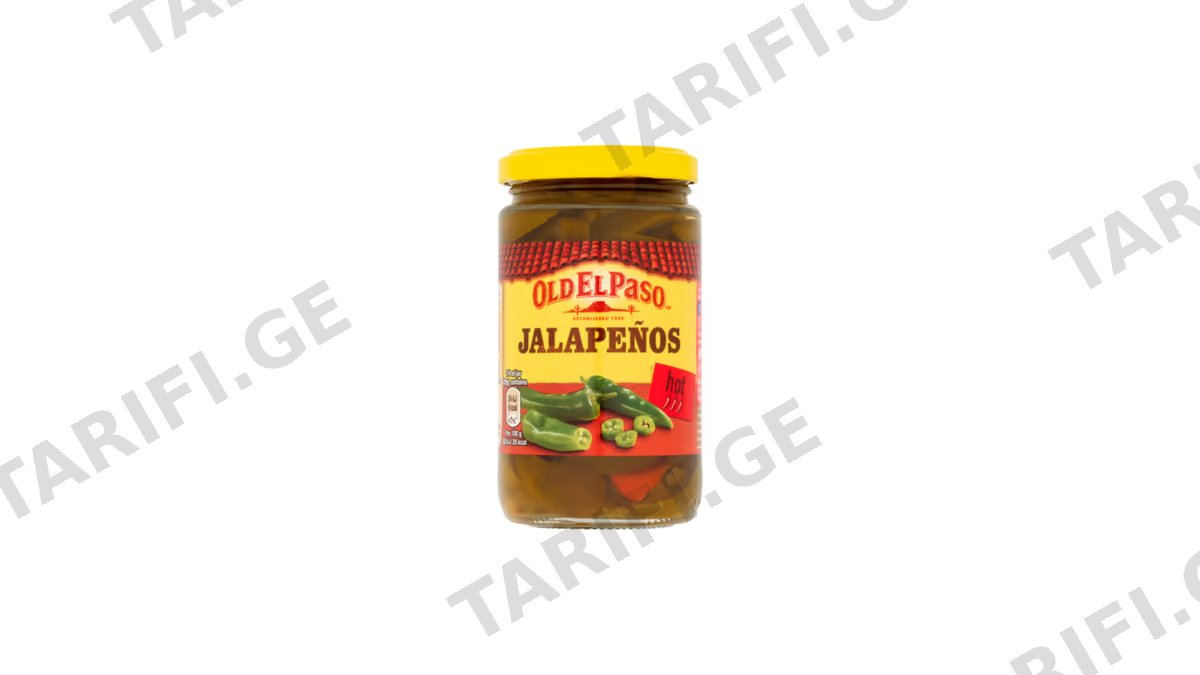 OLD EL PASO მწვანე ჯალაპენიო 215გ
